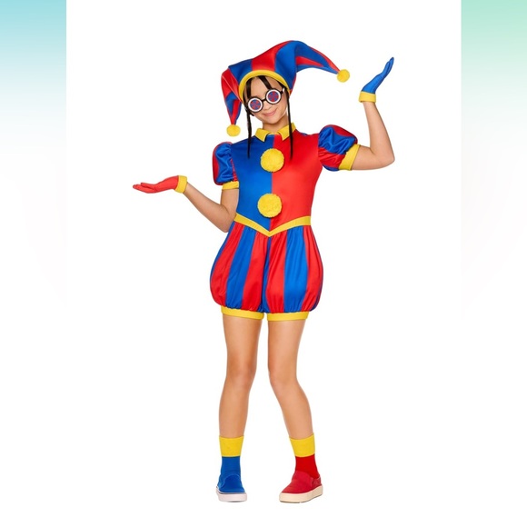 Spirit Halloween The Amazing Digital Circus Kids Pomni Costume - Picture 1 of 1